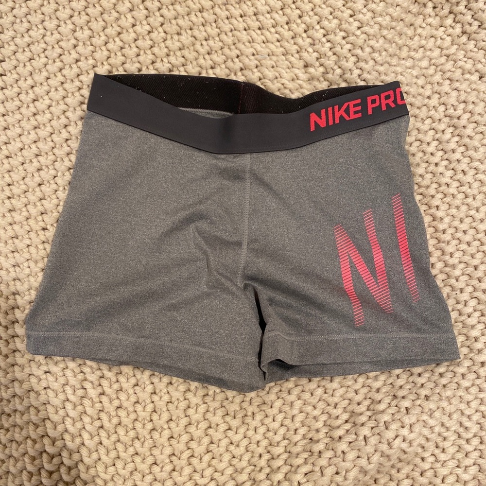 Grey + Pink Nike Pros